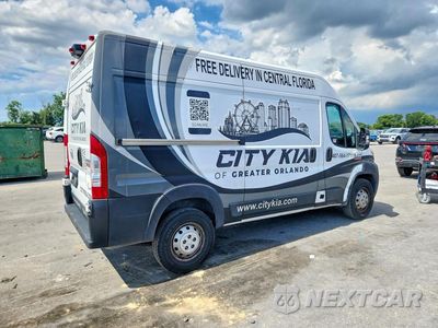 Trzecie zdjęcie samochodu z tyłu: 2019 RAM PROMASTER 2500 DELIVERY VAN VIN:3C6TRVCG9KE557385 - miniatura