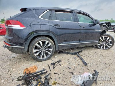 Trzecie zdjęcie samochodu z tyłu: 2021 VOLKSWAGEN ATLAS CROSS SPORT SEL PREMIUM R-LINE VIN:1V2FE2CAXMC213987 - miniatura