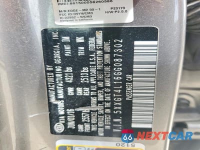 Zdjęcie 12 z 12 samochodu: 2016 KIA OPTIMA LX VIN:5XXGT4L16GG087302 - miniatura