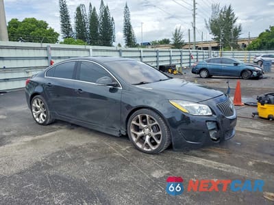 Czwarte zdjęcie samochodu z boku: 2012 BUICK REGAL GS VIN:2G4GV5GV0C9197739 - miniatura
