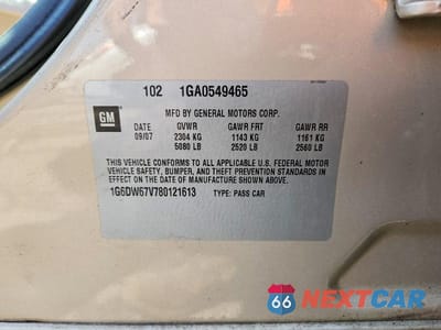 Zdjęcie 12 z 12 samochodu: 2008 CADILLAC STS VIN:1G6DW67V780121613 - miniatura
