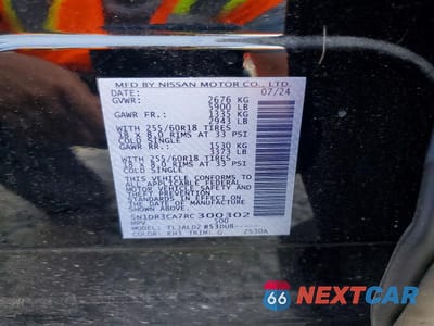 Zdjęcie 13 z 13 samochodu: 2024 NISSAN PATHFINDER SL VIN:5N1DR3CA7RC300302 - miniatura