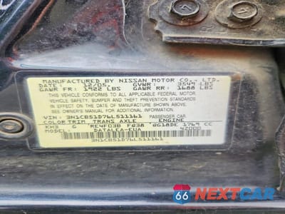 Zdjęcie 12 z 12 samochodu: 2006 NISSAN SENTRA 1.8/1.8S VIN:3N1CB51D76L511161 - miniatura