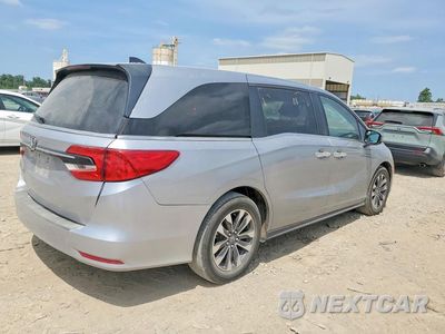 Trzecie zdjęcie samochodu z tyłu: 2024 HONDA ODYSSEY EXL VIN:5FNRL6H68RB005195 - miniatura