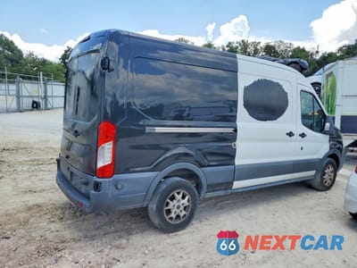 Trzecie zdjęcie samochodu z tyłu: 2015 FORD TRANSIT T-250 VIN:1FTYR2CM5FKA84235 - miniatura