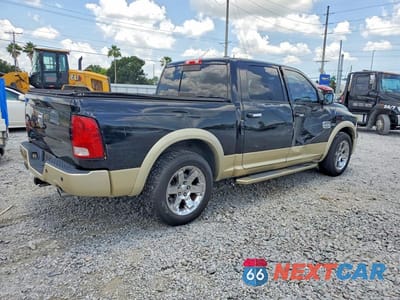 Trzecie zdjęcie samochodu z tyłu: 2012 DODGE RAM 1500 LONGHORN VIN:1C6RD6PT0CS179378 - miniatura