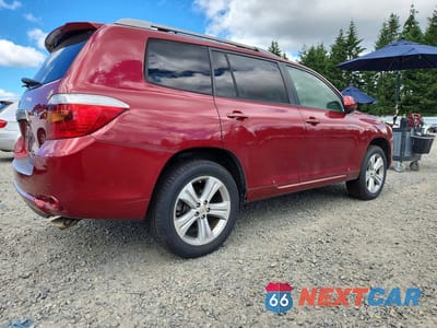 Trzecie zdjęcie samochodu z tyłu: 2008 TOYOTA HIGHLANDER SPORT VIN:JTEES43A882046571 - miniatura