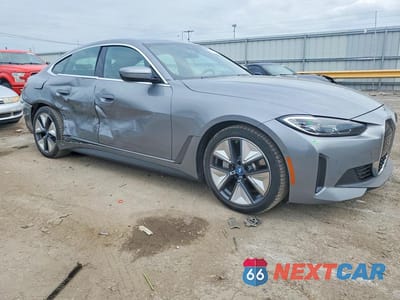 Czwarte zdjęcie samochodu z boku: 2024 BMW I4 XDRIVE 40 VIN:WBY83FB08RFS82133 - miniatura