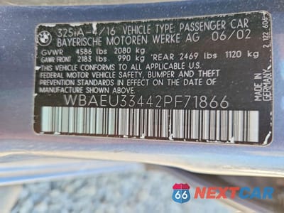 Zdjęcie 12 z 12 samochodu: 2002 BMW 325 XI VIN:WBAEU33442PF71866 - miniatura