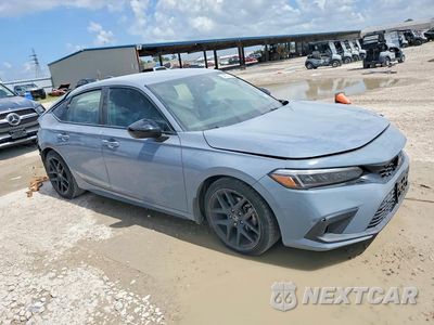 Czwarte zdjęcie samochodu z boku: 2022 HONDA CIVIC SPORT VIN:19XFL2H88NE018610 - miniatura