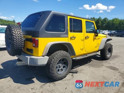 Trzecie zdjęcie samochodu z tyłu: 2009 JEEP WRANGLER UNLIMITED X VIN:1J4GA39199L767716 - miniatura