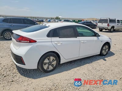 Trzecie zdjęcie samochodu z tyłu: 2017 HYUNDAI IONIQ BLUE VIN:KMHC65LC0HU045602 - miniatura