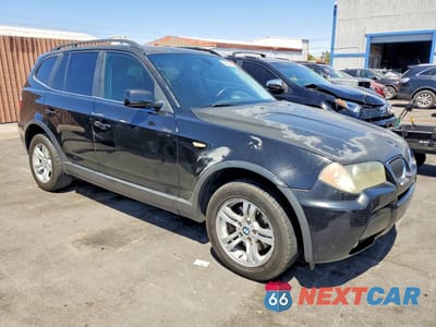Czwarte zdjęcie samochodu z boku: 2006 BMW X3 3.0I VIN:WBXPA934X6WD28617 - miniatura