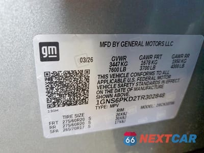 Zdjęcie 14 z 14 samochodu: 2026 CHEVROLET TAHOE K1500 Z71 VIN:1GNS6PKD2TR302848 - miniatura