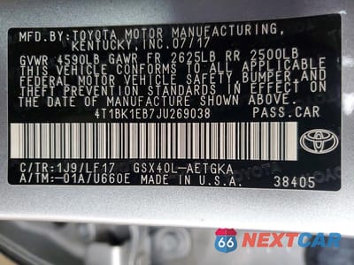 Zdjęcie 12 z 12 samochodu: 2018 TOYOTA AVALON XLE PREMIUM VIN:4T1BK1EB7JU269038 - miniatura