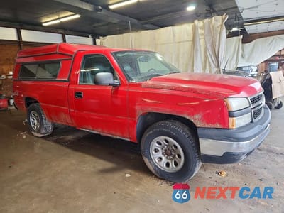 Czwarte zdjęcie samochodu z boku: 2006 CHEVROLET SILVERADO K1500 VIN:3GCEK14V96G242284 - miniatura