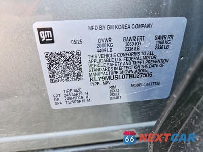 Zdjęcie 13 z 13 samochodu: 2026 CHEVROLET TRAILBLAZER RS VIN:KL79MUSL0TB027506 - miniatura