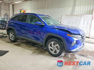 Czwarte zdjęcie samochodu z boku: 2022 HYUNDAI TUCSON SEL VIN:5NMJBCAE4NH119056 - miniatura