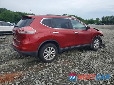 Trzecie zdjęcie samochodu z tyłu: 2014 NISSAN ROGUE SV VIN:5N1AT2MK7EC847943 - miniatura