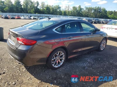 Trzecie zdjęcie samochodu z tyłu: 2015 CHRYSLER 200 C VIN:1C3CCCEG2FN512385 - miniatura