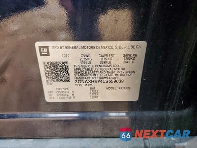Zdjęcie 13 z 13 samochodu: 2020 CHEVROLET EQUINOX LS VIN:3GNAXHEV4LS559039 - miniatura