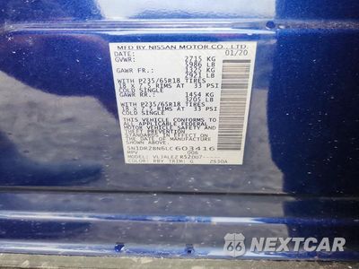 Zdjęcie 13 z 13 samochodu: 2020 NISSAN PATHFINDER SV VIN:5N1DR2BN6LC603416 - miniatura