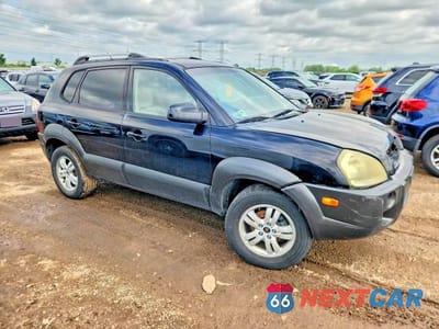 Czwarte zdjęcie samochodu z boku: 2007 HYUNDAI TUCSON SE VIN:KM8JN12D67U497176 - miniatura