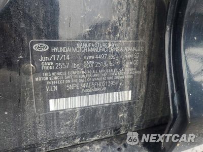 Zdjęcie 12 z 12 samochodu: 2015 HYUNDAI SONATA SPORT VIN:5NPE34AF5FH021395 - miniatura