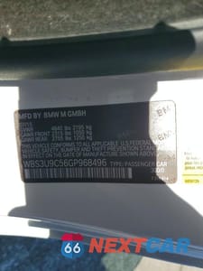Zdjęcie 13 z 13 samochodu: 2016 BMW M4 VIN:WBS3U9C56GP968496 - miniatura