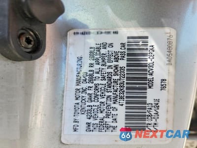 Zdjęcie 12 z 12 samochodu: 2003 TOYOTA CAMRY XLE VIN:4T1BE32K83U722335 - miniatura