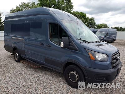 Czwarte zdjęcie samochodu z boku: 2020 FORD TRANSIT T-250 DELIVERY VAN VIN:1FTBR3X88LKB32640 - miniatura