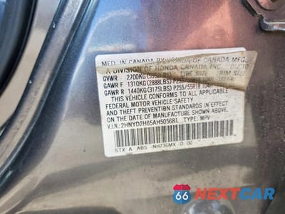 Zdjęcie 12 z 12 samochodu: 2010 ACURA MDX TECHNOLOGY VIN:2HNYD2H65AH505681 - miniatura