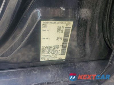 Zdjęcie 12 z 12 samochodu: 2015 NISSAN ALTIMA 2.5 S VIN:1N4AL3AP6FC217168 - miniatura