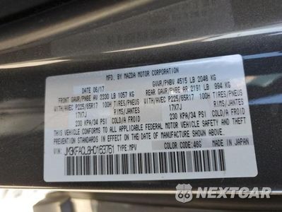 Zdjęcie 12 z 12 samochodu: 2017 MAZDA CX-5 TOURING VIN:JM3KFACL8H0163761 - miniatura