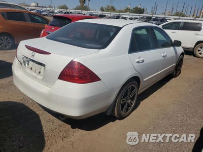 Trzecie zdjęcie samochodu z tyłu: 2007 HONDA ACCORD EX VIN:1HGCM65567A800560 - miniatura