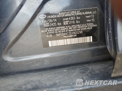 Zdjęcie 12 z 12 samochodu: 2014 HYUNDAI SONATA GLS VIN:5NPEB4AC2EH905298 - miniatura