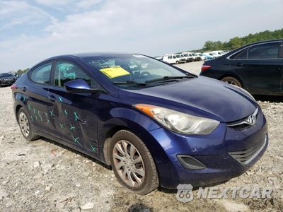 Czwarte zdjęcie samochodu z boku: 2013 HYUNDAI ELANTRA GLS VIN:5NPDH4AE5DH205737 - miniatura