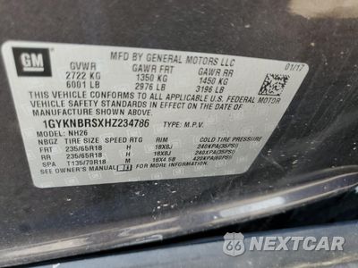 Zdjęcie 13 z 13 samochodu: 2017 CADILLAC XT5 LUXURY VIN:1GYKNBRSXHZ234786 - miniatura