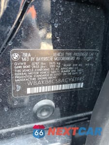 Zdjęcie 12 z 12 samochodu: 2010 BMW 750 LI VIN:WBAKB8C58ACY63943 - miniatura