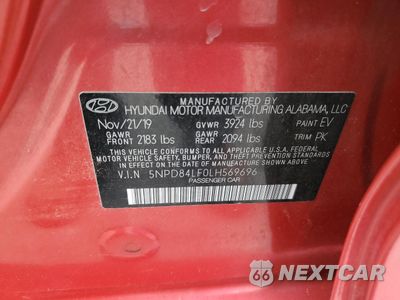 Zdjęcie 13 z 13 samochodu: 2020 HYUNDAI ELANTRA SEL VIN:5NPD84LF0LH569696 - miniatura