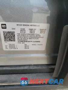 Zdjęcie 14 z 14 samochodu: 2023 CHEVROLET TRAVERSE LT VIN:1GNERHKW7PJ159895 - miniatura