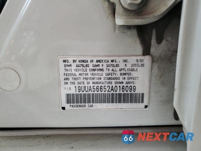 Zdjęcie 13 z 13 samochodu: 2002 ACURA 3.2TL VIN:19UUA56652A016099 - miniatura