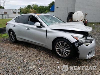 Czwarte zdjęcie samochodu z boku: 2019 INFINITI Q50 LUXE VIN:JN1EV7AR6KM559063 - miniatura