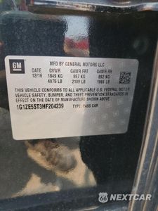 Zdjęcie 12 z 12 samochodu: 2017 CHEVROLET MALIBU LT VIN:1G1ZE5ST3HF204239 - miniatura