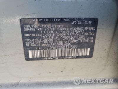 Zdjęcie 13 z 13 samochodu: 2016 SUBARU CROSSTREK LIMITED VIN:JF2GPALC0G8331969 - miniatura