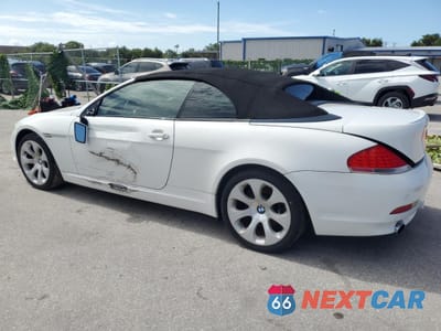Drugie zdjęcie samochodu z przodu: 2006 BMW 650 I VIN:WBAEK13466CN76300 - miniatura