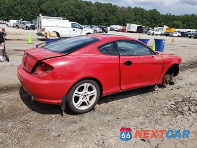 Trzecie zdjęcie samochodu z tyłu: 2004 HYUNDAI TIBURON GT VIN:KMHHN65F64U146613 - miniatura