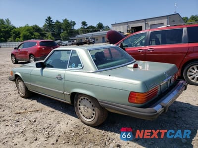 Drugie zdjęcie samochodu z przodu: 1987 MERCEDES-BENZ 560 SL VIN:WDBBA48D1HA060278 - miniatura