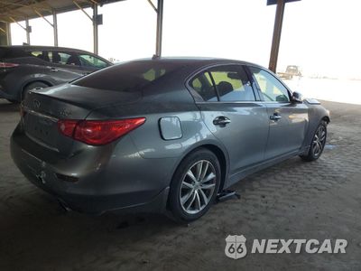 Trzecie zdjęcie samochodu z tyłu: 2016 INFINITI Q50 BASE VIN:JN1CV7AP6GM201894 - miniatura