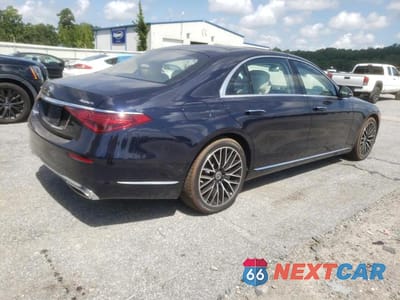 Trzecie zdjęcie samochodu z tyłu: 2024 MERCEDES-BENZ S 580 4MATIC VIN:W1K6G7GB6RA267789 - miniatura